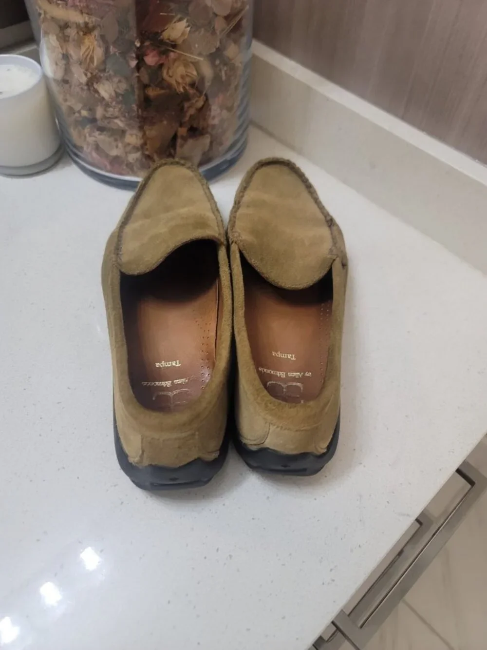 Allen Edmonds Tampa Suede Loafer 9.5 D Brown
